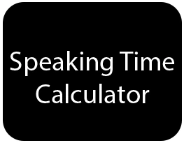 Speaking Time Calculator Tool